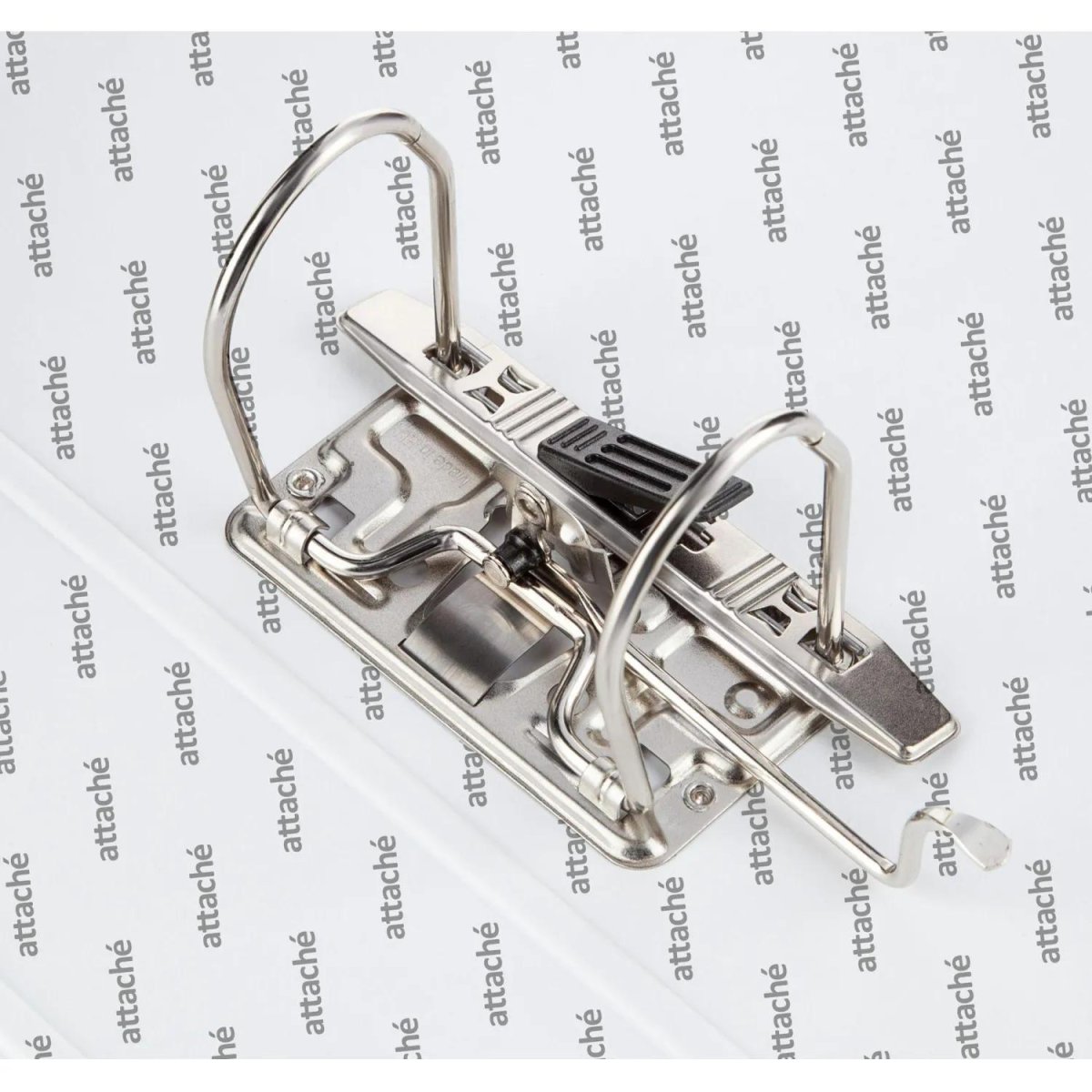 Папка-регистратор 75мм  Attache Neon А4 зеленый б/мет уголка, лам картон