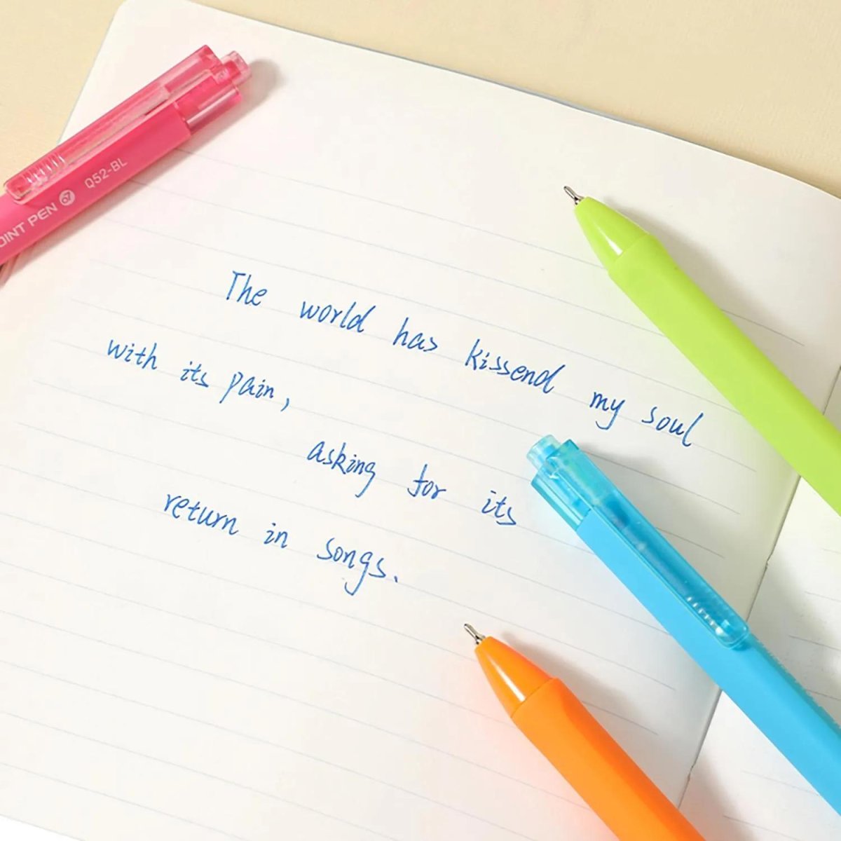 Ручка шариковая автомат. Deli EQ52-BL,гибр.нак 0,7,син.черн,в асс