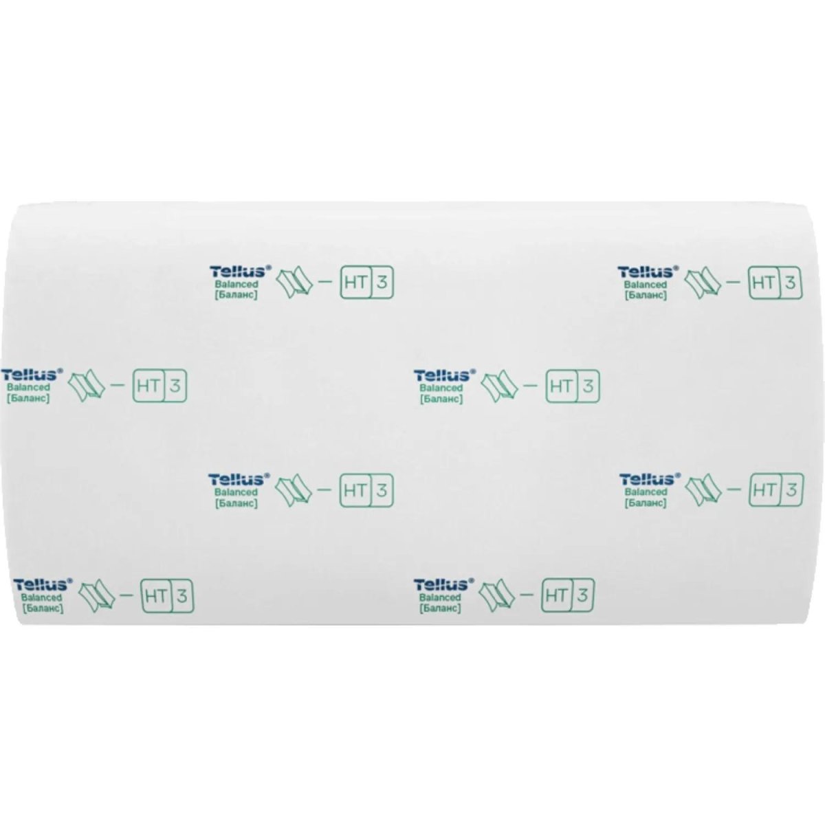 Полотенца бумажные д/диспенсеров Tellus ZZсл 1сл Н3/НТ3 250л 20шт/уп_134400