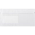 Конверт белый Е65 стрип 110х220 80г прав.окно КОМУС 50 шт/уп