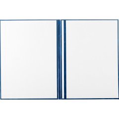 Папка адресная НА ПОДПИСЬ, бумвинил, синий, А4