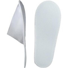 Тапочки № 6 Флизелин,белые, подошва 3 мм (320) _Стиль