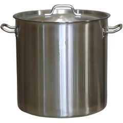 Котел 37 л.нерж.d=36 см.h=36 см. тройн.дно с крышк. (инд) MGsteel 39209