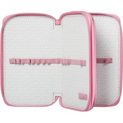 Пенал  Kitty 2 отд., кож/зам голография, 190х110 мм, ПКЗ 11-112