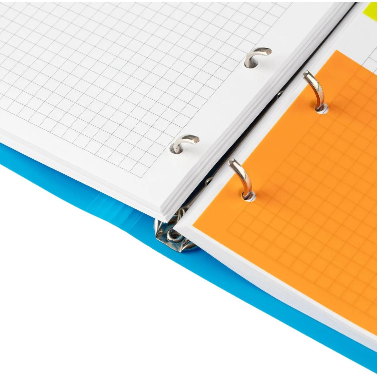 Бизнес-тетрадь со смен.блоком 120л,кл,А5, Голубой,пропилен. обл. налипучке