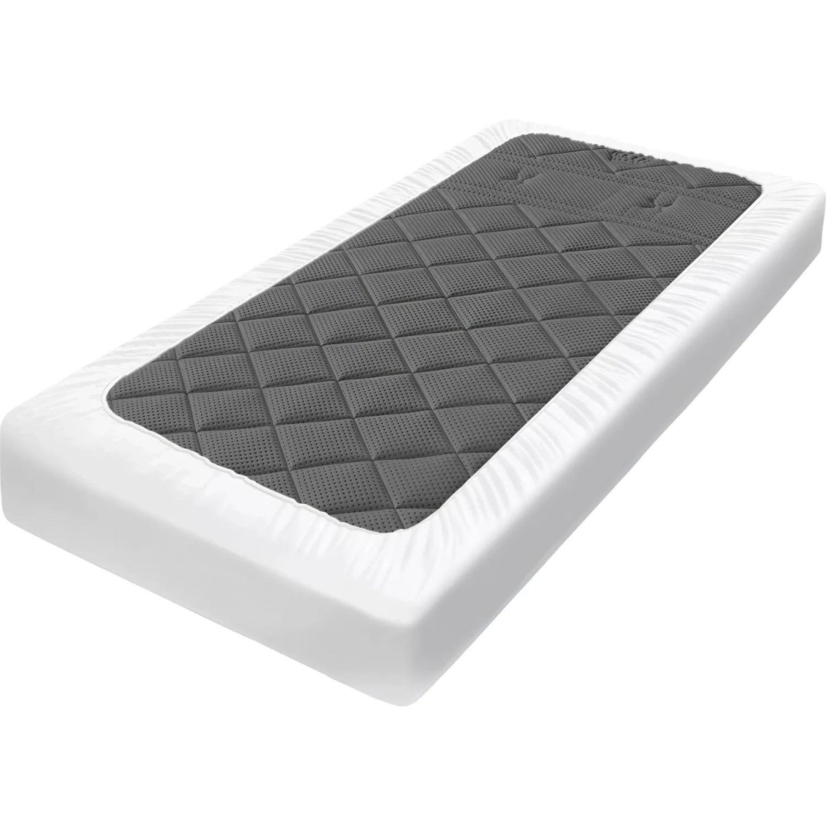 Наматрасник стеганый с бортом,180х200х30,100 г/кв,НСМ-180х200х30