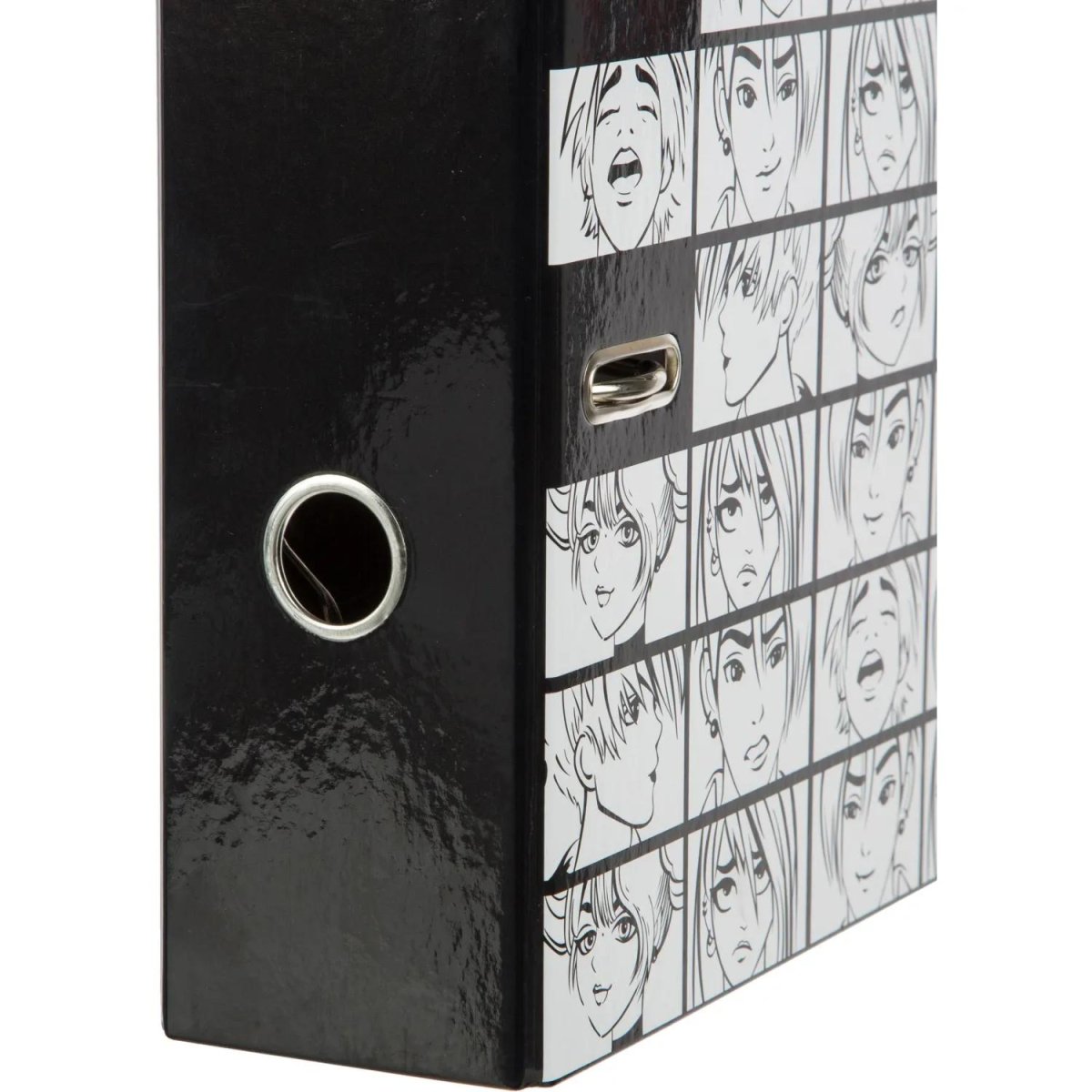 Папка-регистратор 80мм №1 School А4, Аниме Комикс, ламин бумага / лам бум