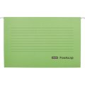 Папка подвесная Attache Foolscap, картон зеленый, до 200л., 5шт/уп