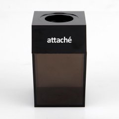 Скрепочница магнитная Attache с металл. скрепками 28 мм, цвет черный