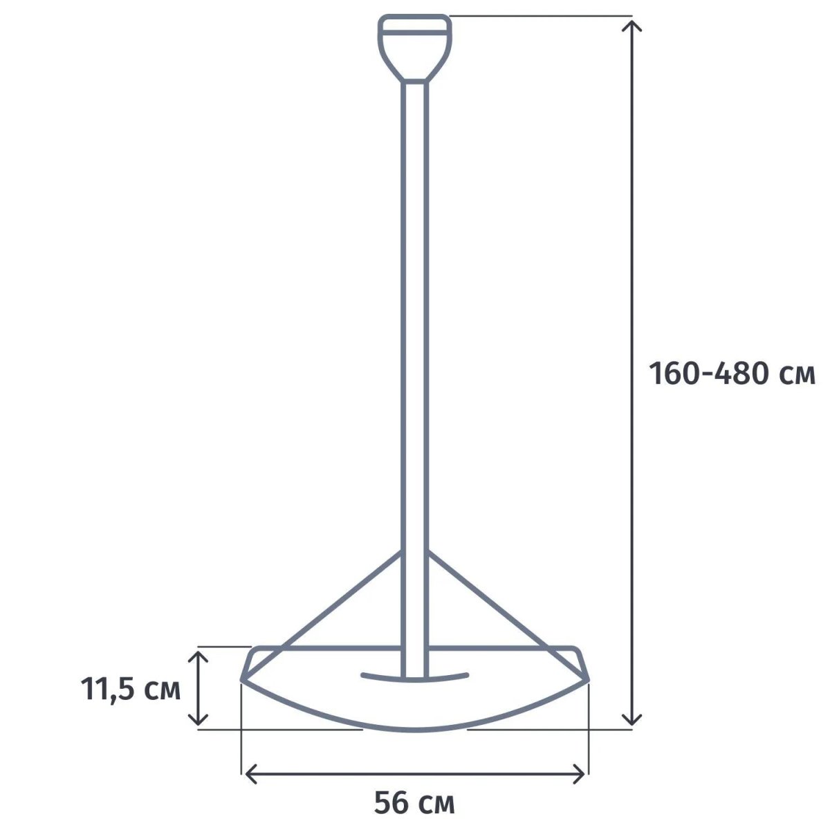 Скребок для удаления снега с крыши TRUPER ROOF-RK 33901 КЗН
