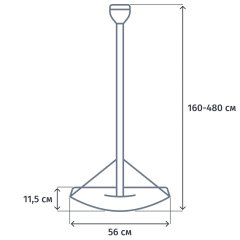 Скребок для удаления снега с крыши TRUPER ROOF-RK 33901 КЗН
