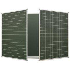 Доска магнитно-меловая Attache 100х300см 3-секц с разлиновкой