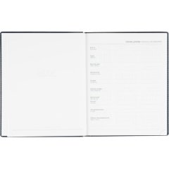 Еженедельник датированный 2026, синий,А4, 213х265 мм,160 стр,АТТАСНЕ Agenda