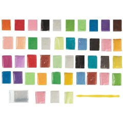 Воздушный пластилин легкий 36 цветов ClayFan набор