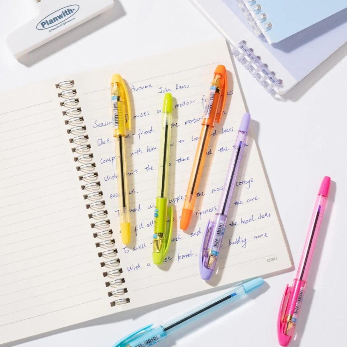 Ручка шариковая неавтомат. Deli EQ40T,пулевидн.нак,0.7мм,пониж.вязк,син