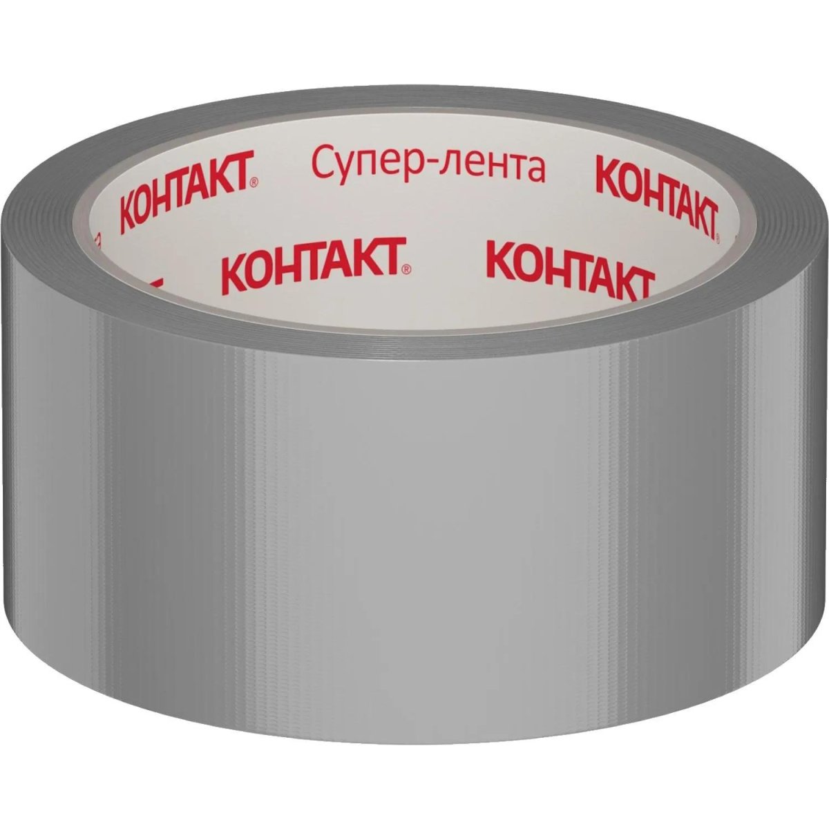 Клейкая лента армированная КОНТАКТ, 50ммx10м, 175мкм, серая (23724)