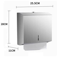 Диспенсер для полотенец лист V-слож металл_M-5823