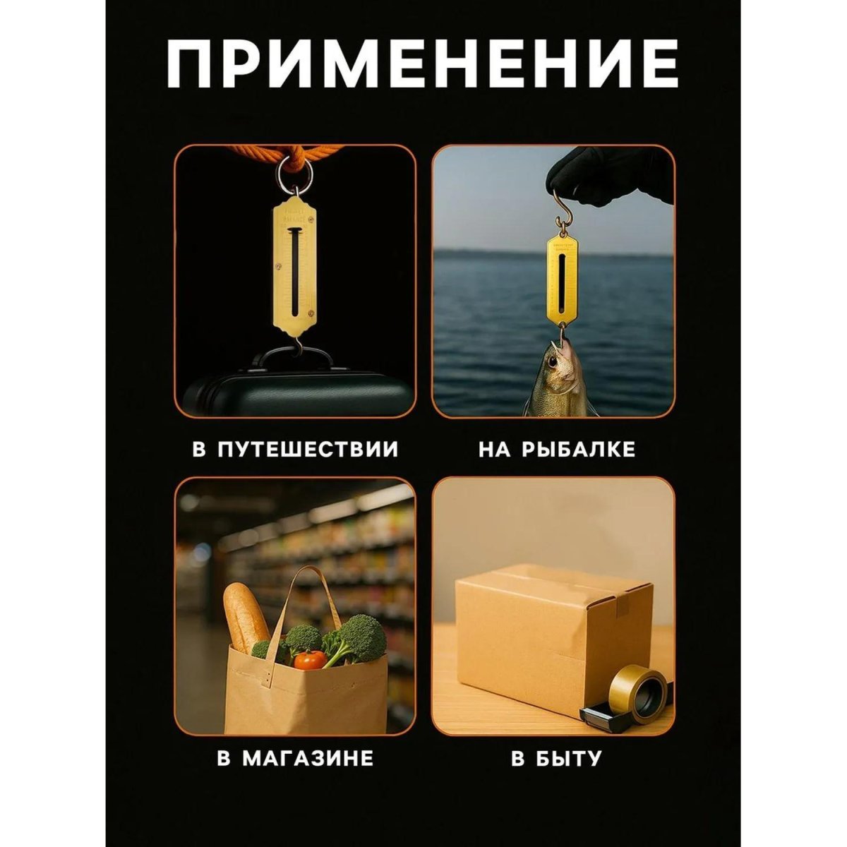 Весы -безмен Luazon, механические, до 20 кг, цена деления 500 г, синие