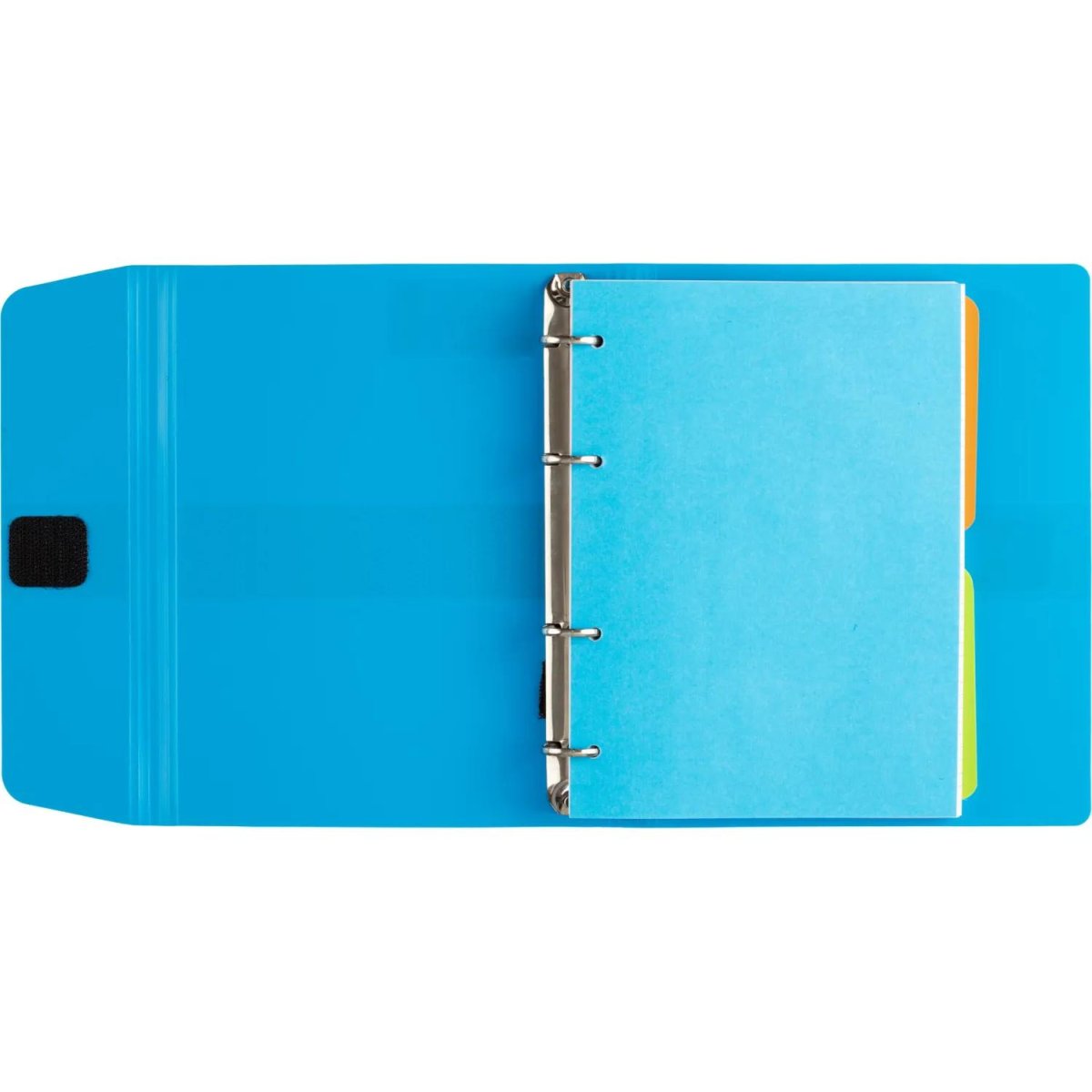 Бизнес-тетрадь со смен.блоком 120л,кл,А5, Голубой,пропилен. обл. налипучке