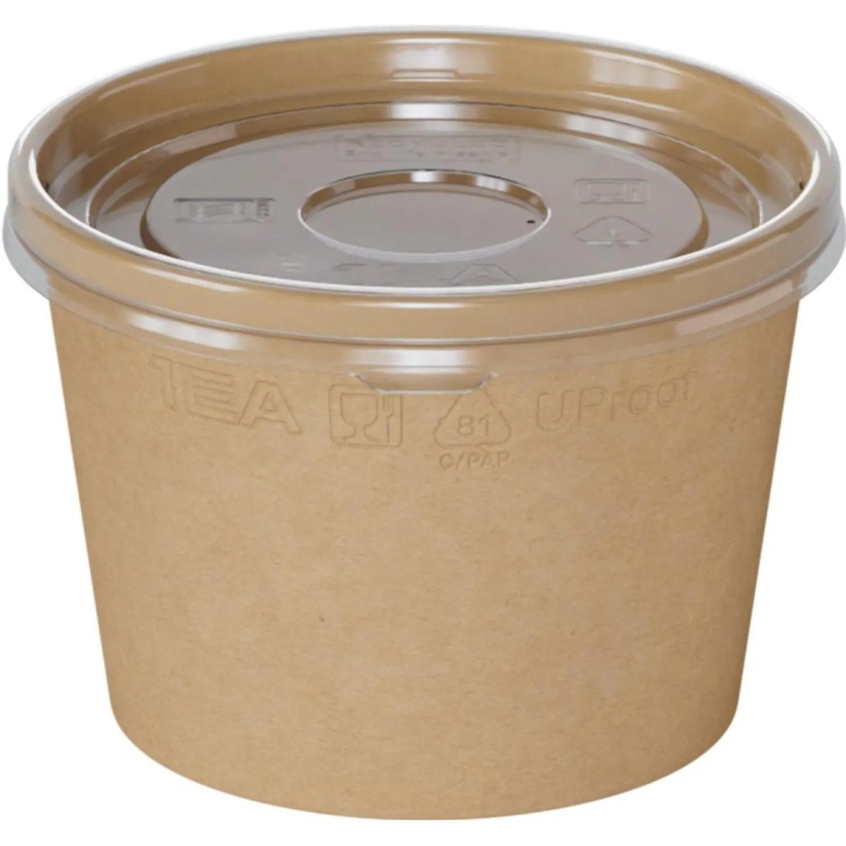 Контейнер бум. OneBowl Up (bottom 380) 380мл, крафт, 550шт/кор