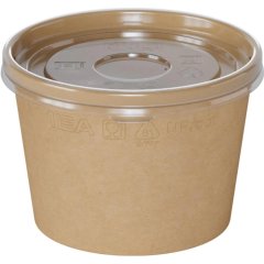 Контейнер бум. OneBowl Up (bottom 380) 380мл, крафт, 550шт/кор