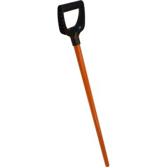 Черенок для инвентаря алюминий d32 мм 115 см с ручкой