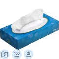Салфетки косметические д/лица KK Kleenex 2сл б. 100 лист/уп.24 пач/уп.8827