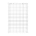 Блок бумаги для флипчартов клетка 67,5х98 10 лист. 80гр.