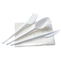 Набор одноразовой посуды, №4 (вилка, ложка ст., нож, салфетка) 200шт/уп