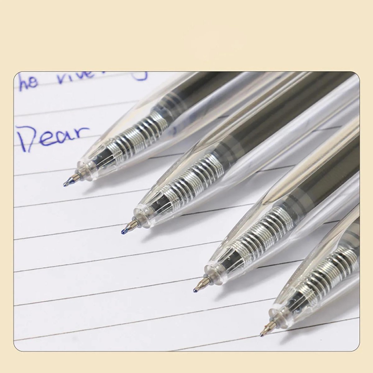 Ручка гелевая автомат. Deli INKABLE EG05S-BL,гибр.нак0,5,син быстросх,прозр