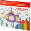 Пластилин клас.Комус Класс(№1 School)ColorPics 24 цв 480г,со стеком,картон