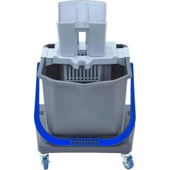 Ведро на колесах Росмоп Лайт с отжимом (ручка синяя)_PRO-25LB