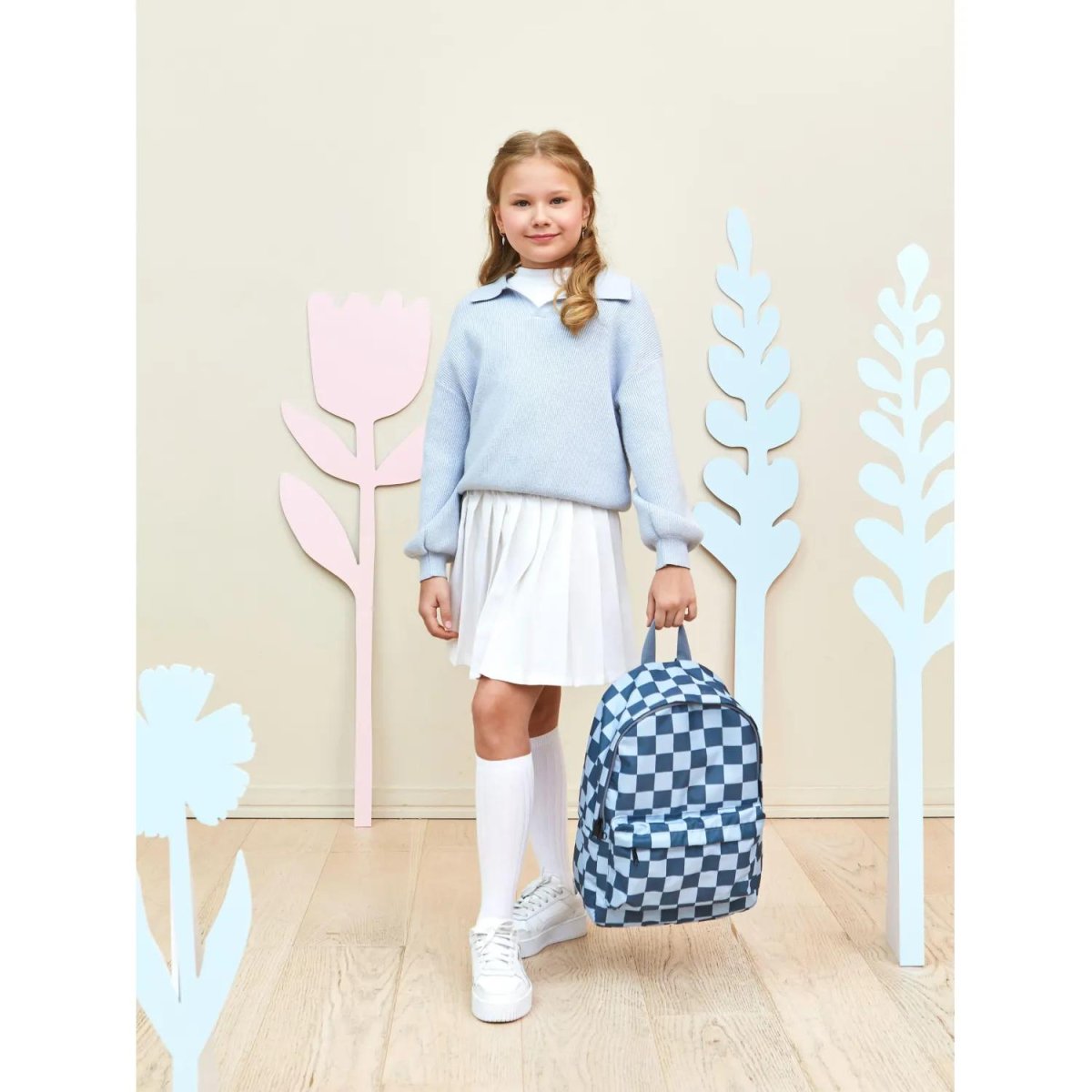 Рюкзак школьный Комус Класс  Light Шахматка,, 1 отд