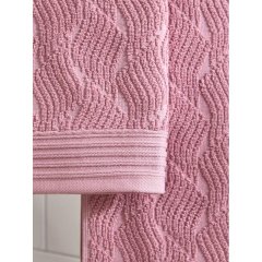 Набор полотенец махр.для рук Б-р Жаккард 50х80см,500 г/м2,ПепелРозы 2шт