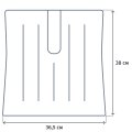 Лопата снег/ПЛАСТ СНЕЖИНКА  ДЮРАЛ/кромка б/ч