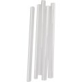 Трубочка для коктейлей прямая 210мм, d12 мм, прозрач, 250шт/уп