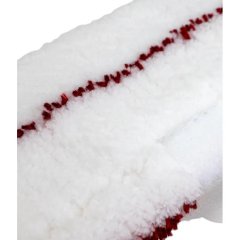 Насадка шубка для мытья окон A-VM 35см микрофибра липучка белая SB3917