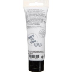 Краска акриловая художественная Комус Арт туба 75мл, БЕЛИЛА ТИТАНОВЫЕ 101