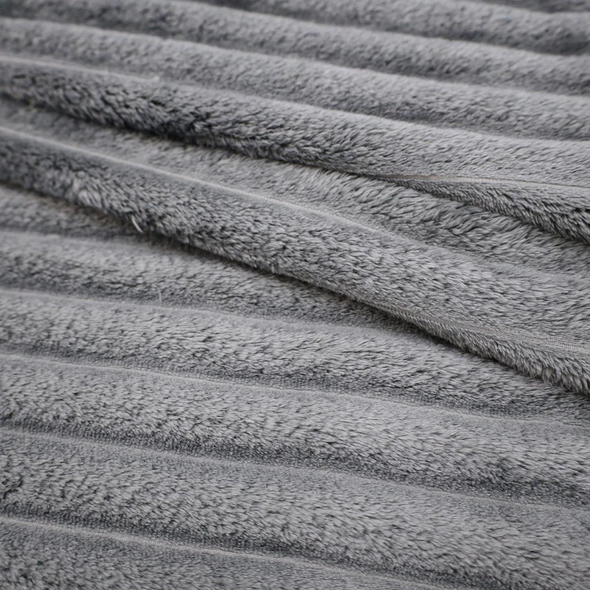 Покрывало 150х200 BRAVO Family велсофт Волна г/к №51 серый в пакете