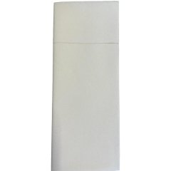 Салфетки бумажные д/столовых прибор.конвертAIRLAID 32x40см бел50шт/уп 58201
