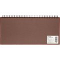 Планинг датированный 2026, коричн, 303х150 мм, 120стр, Agenda
