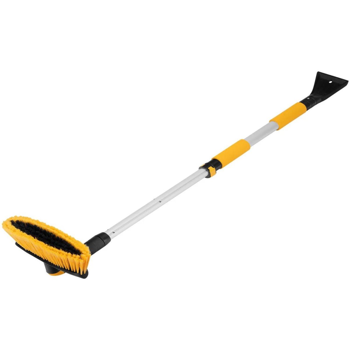 Щетка со скребком, телескоп, поворотная голова Denzel 75-112см 55326