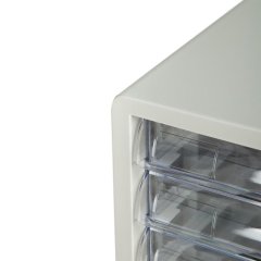 Бокс с выдвижными лотками Deli E9775, 5 выдвижн лотков серый