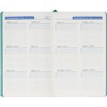 Ежедневник недатированный ATTACHE FLEX бирюзовый А5, 136 л. бежевый блок
