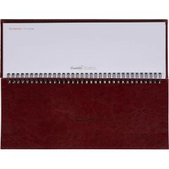 Планинг датированный 2026 ESCALADA 310x130мм, 64л, бордовый 70323