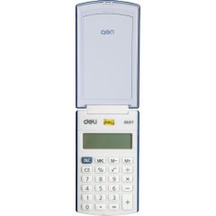 Калькулятор карманный Deli E39217, 8-р, батар., 102x61мм, синий