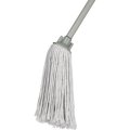 Швабра веревочная для пола 28x15 см,ПП,хлопок,метал,120cm;серый