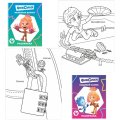 Раскраска Фиксики серии Звездочка,набор  4шт, 9785912889721