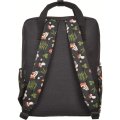 Рюкзак Квадро Грибы, темный, 1 отд., 3 кармана,37х28х13