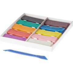 Пластилин клас.Комус Класс(№1 School) ColorPics набор 10 цв 200 г со стеком